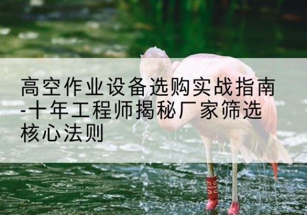 太仓剪叉式升降机厂家-高空作业设备选购实战指南-十年工程师揭秘厂家筛选核心法则